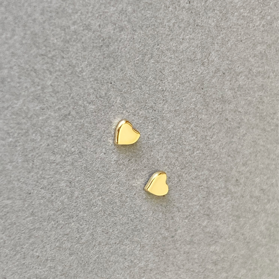 Tiny Heart Studs