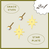 Gracie Stud + Star Plates