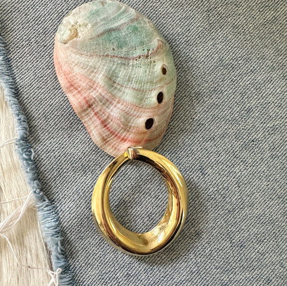 Heather Hoop Studs