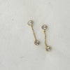Oval Bezel Earrings