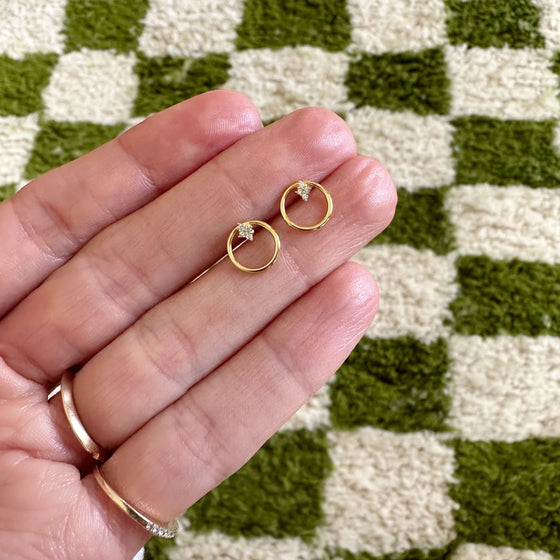 Betty Studs + Micro Hoop Jackets