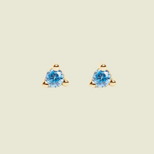  Blue Zircon Studs