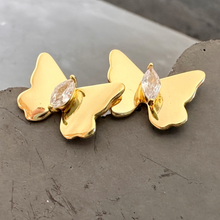  Natalia Studs + Butterfly Plates